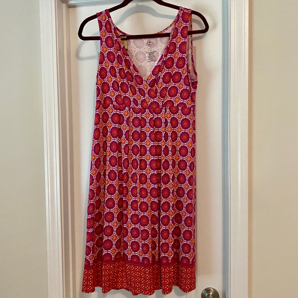 Pretty cotton knit pullover sundress